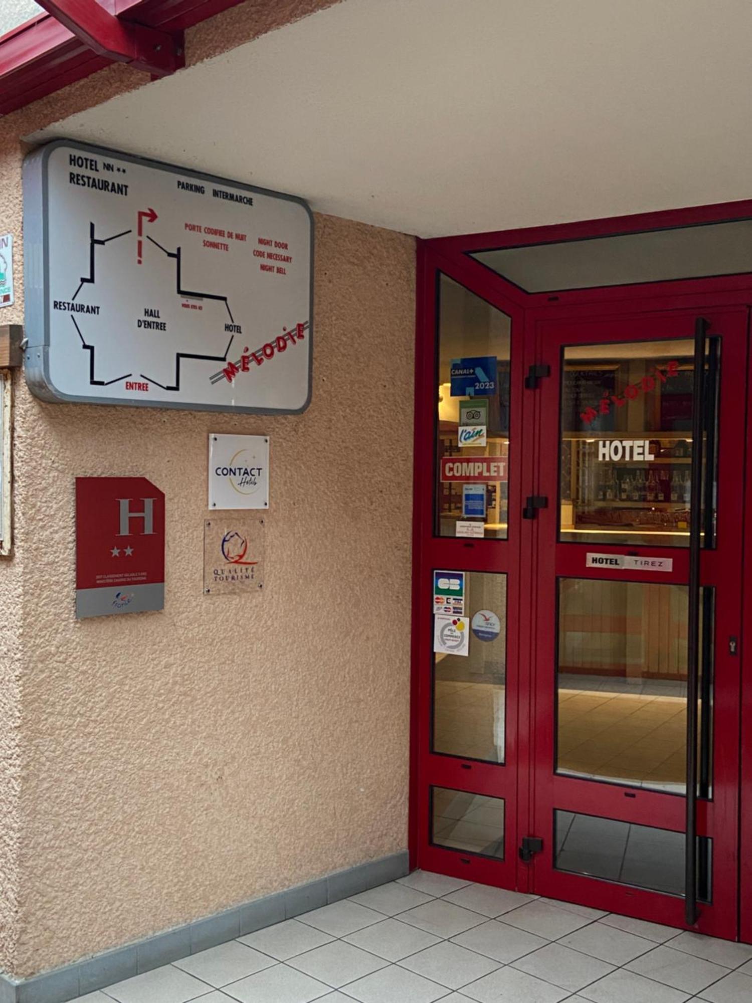 Hotel Melodie Bellignat Exteriör bild